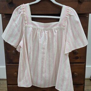 Draper James Maren Top in Cabana Stripe